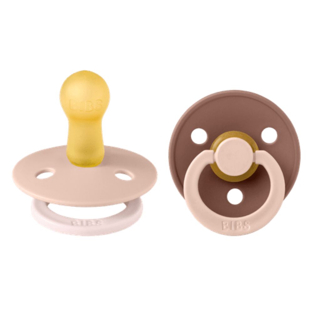 BIBS Colour tutti 2-pack koko 1 (0-6kk) blush & woodchuck