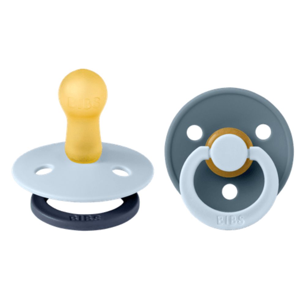 BIBS Colour tutti 2-pack koko 1 (0-6kk) baby blue & petrol